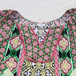 Crown & Ivy Boho Blouse Size 3X NWT